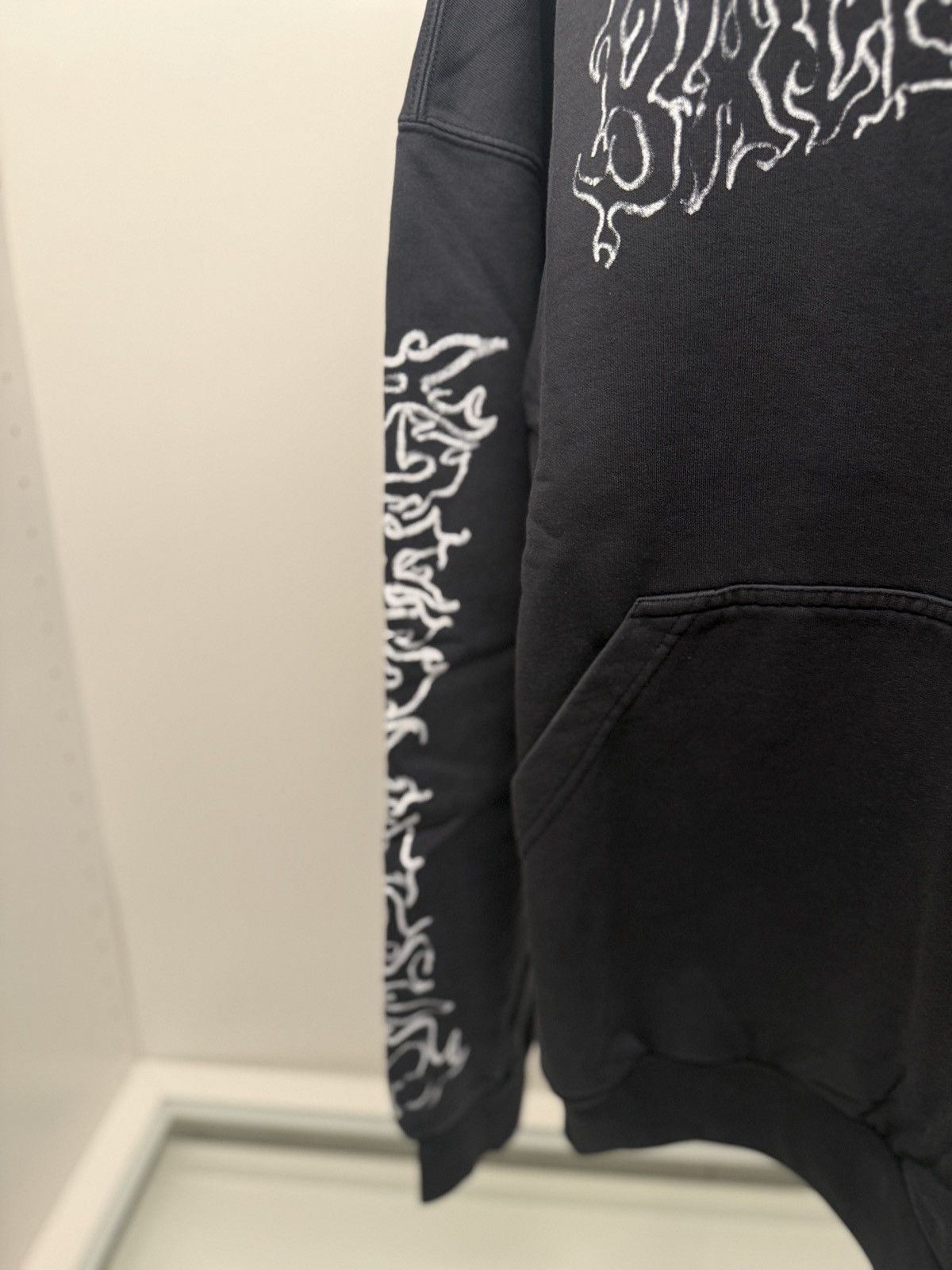 Balenciaga Balenciaga diy Metal black oversized hoodie Size US M / EU 48-50 / 2 - 5 Thumbnail