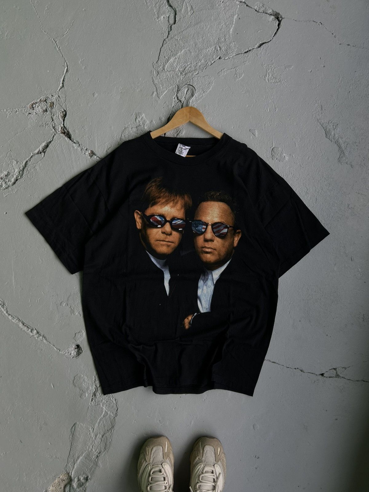 Vintage Elton John x Billy Joel 1994 tee Size US XL / EU 56 / 4 - 1 Thumbnail