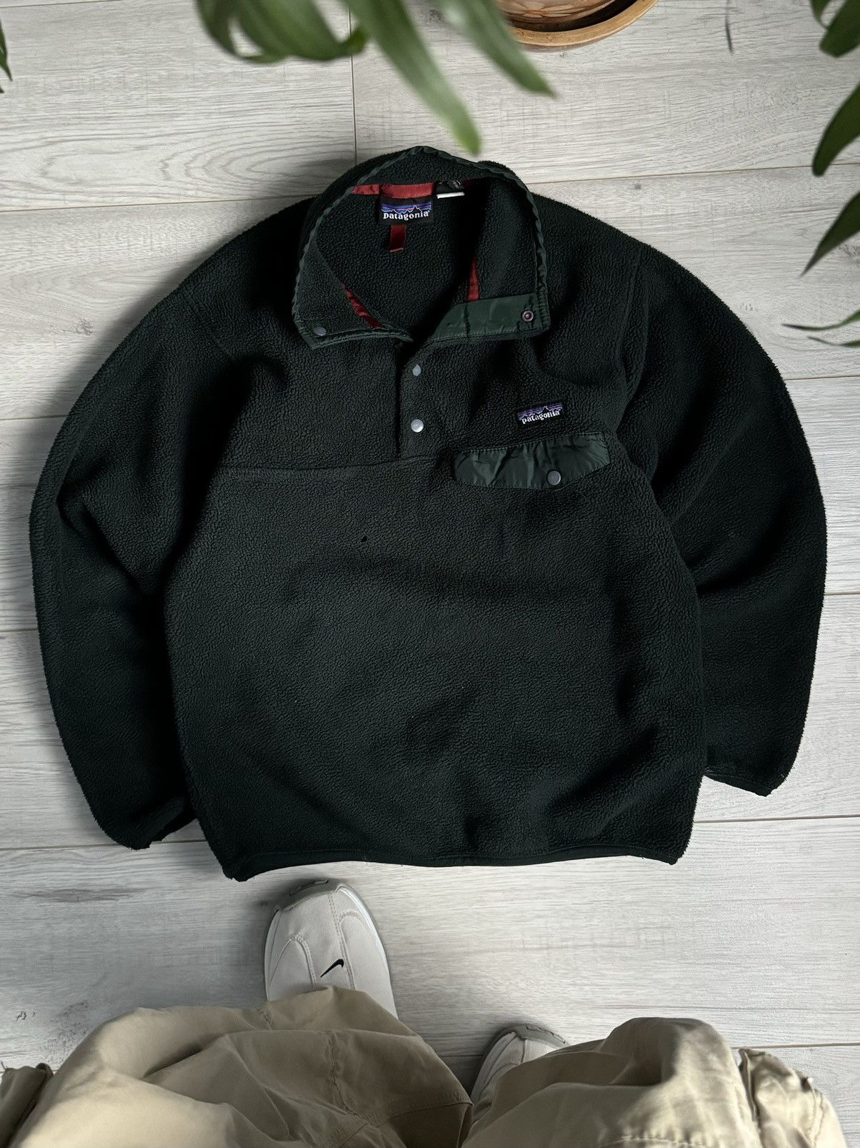Patagonia × Vintage Vintage Patagonia Cozy Fleece Jacket 1/4 button sweatshirt Size US XS / EU 42 / 0 - 1 Thumbnail