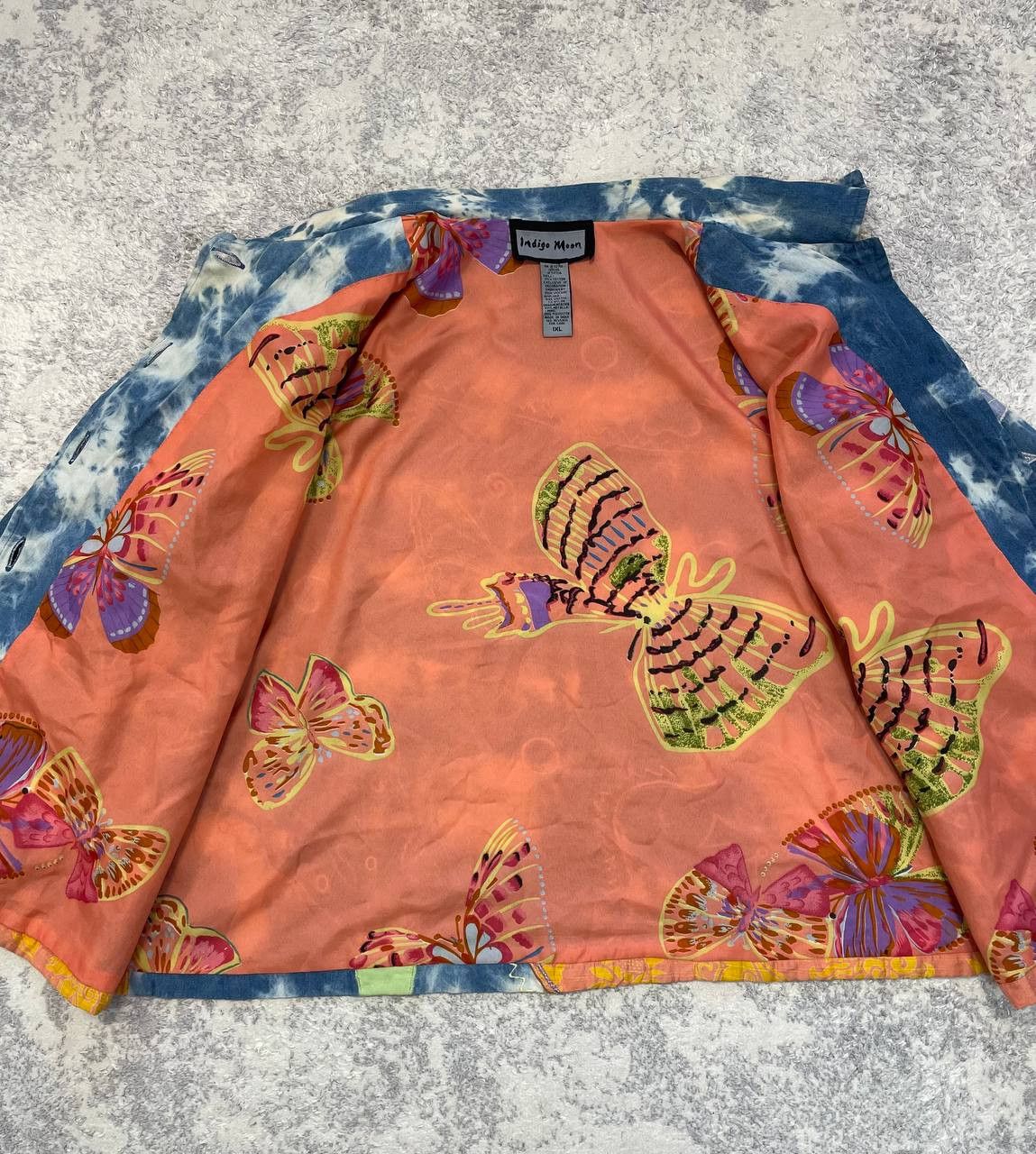 Other Indigo Moon Embroidered Jacket With Butterflies Size XL Size XL / US 12-14 / IT 48-50 - 11 Thumbnail