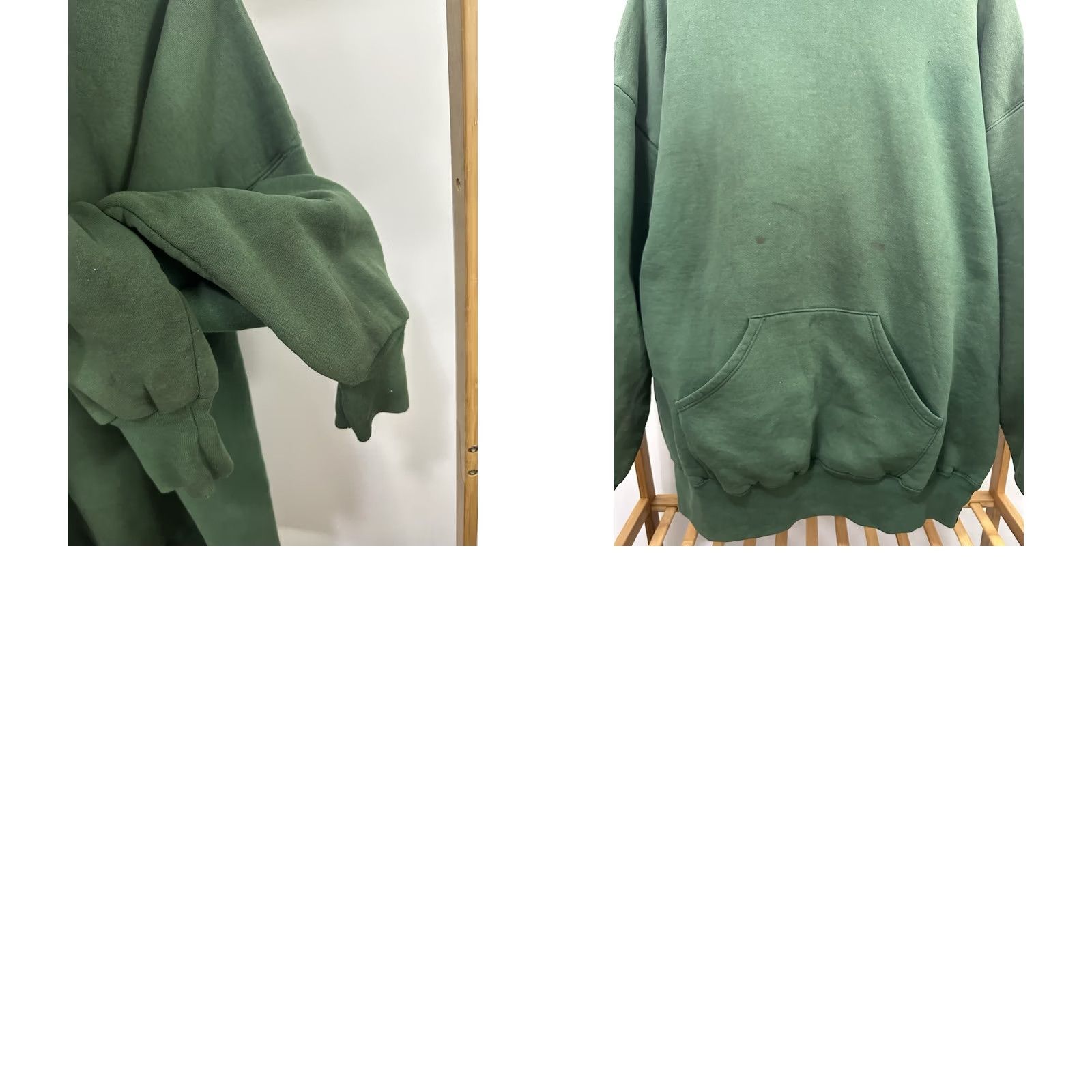Russell Athletic VTG 80s Russell Athletic Hoodie XL/XXL Green Pullover Baggy Vintage Sweatshirt Mens Size US XXL / EU 58 / 5 - 8 Thumbnail