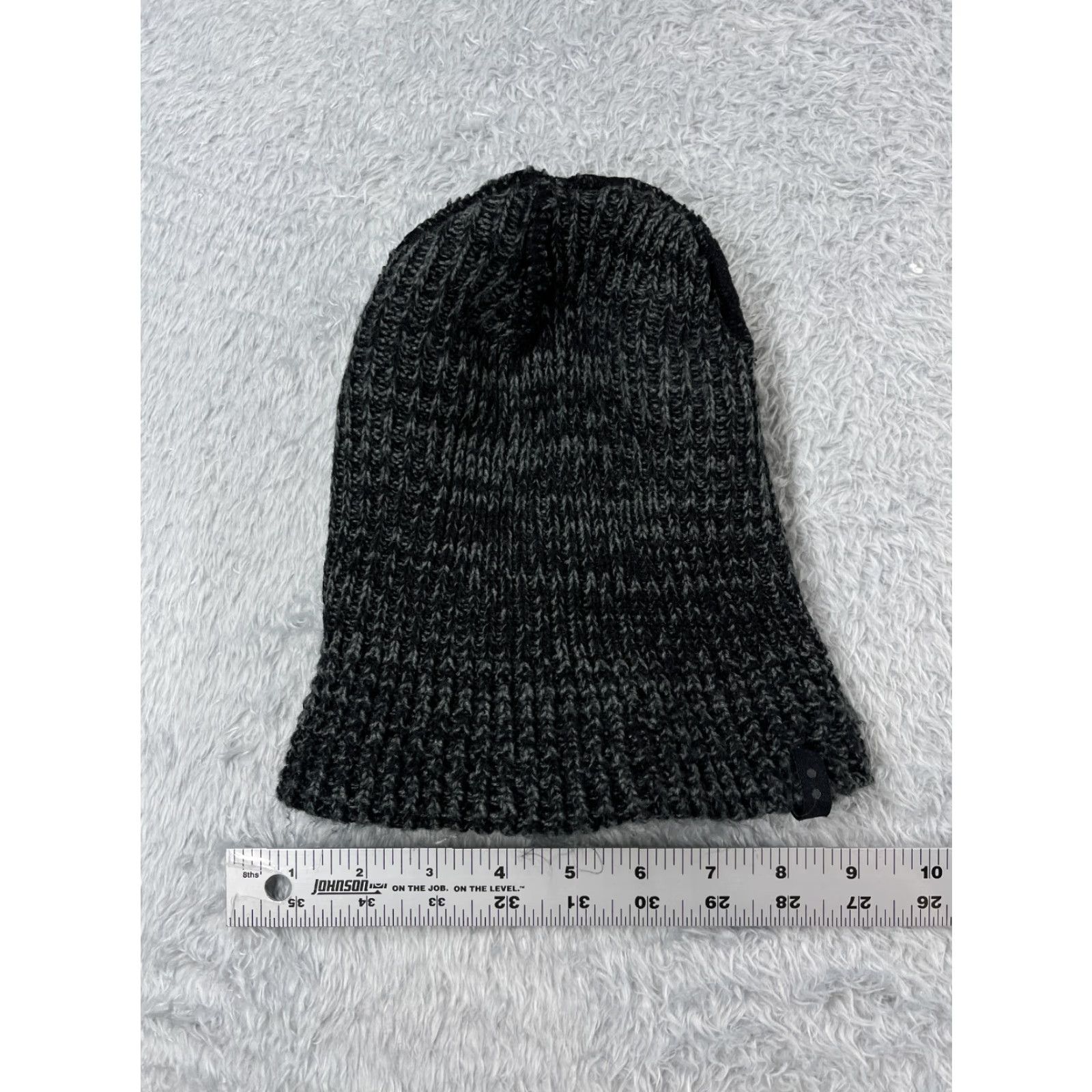 Cotton On Cotton On Beanie Adult One Size Dark Gray Knit 100% Acrylic Winter Ski - Beanie - One Size - Gray - Mens Size ONE SIZE - 6 Thumbnail