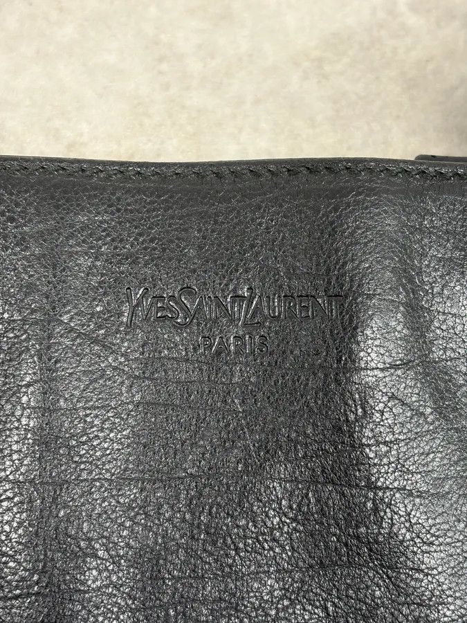Yves Saint Laurent AW2002 Yves Saint Laurent Black Lock Crossbody Leather Bag Size ONE SIZE - 9 Thumbnail