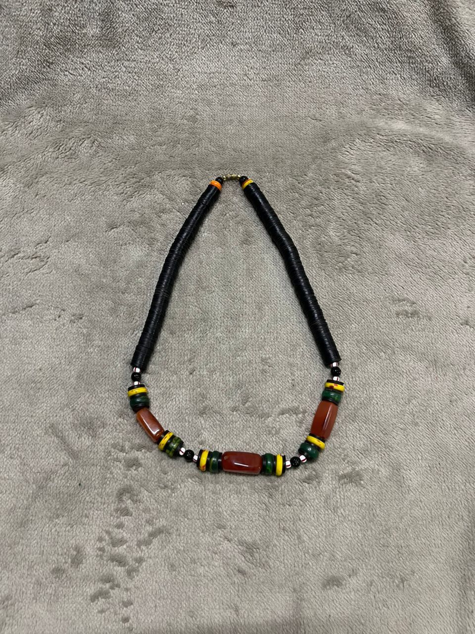 Other Multicolour African Ghadang Beaded&Orange Gems Size ONE SIZE - 1 Thumbnail