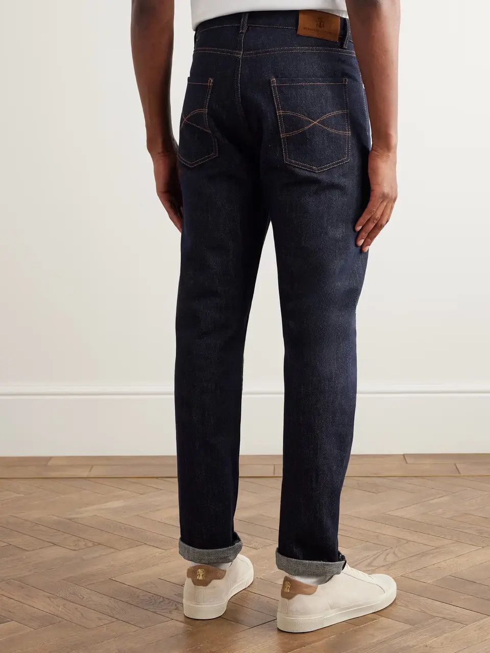 Brunello Cucinelli o1mle0725 Denim Jeans in Dark Blue Size US 32 / EU 48 - 4 Thumbnail