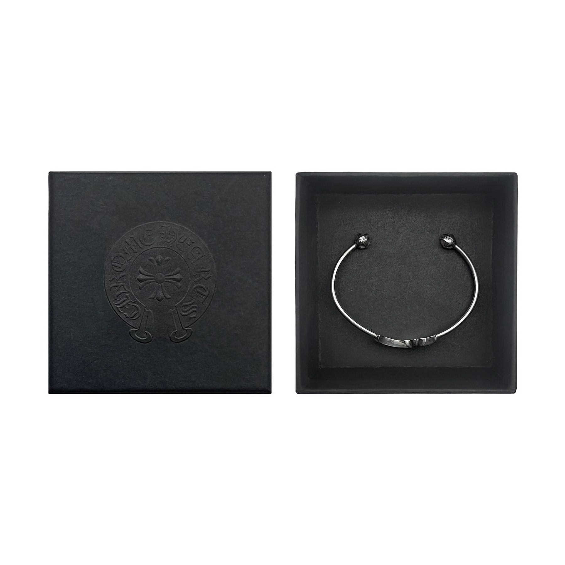 Chrome Hearts Chrome Hearts Silver Diamonds Tiny Cross Cuff Bangle Size ONE SIZE - 5 Thumbnail