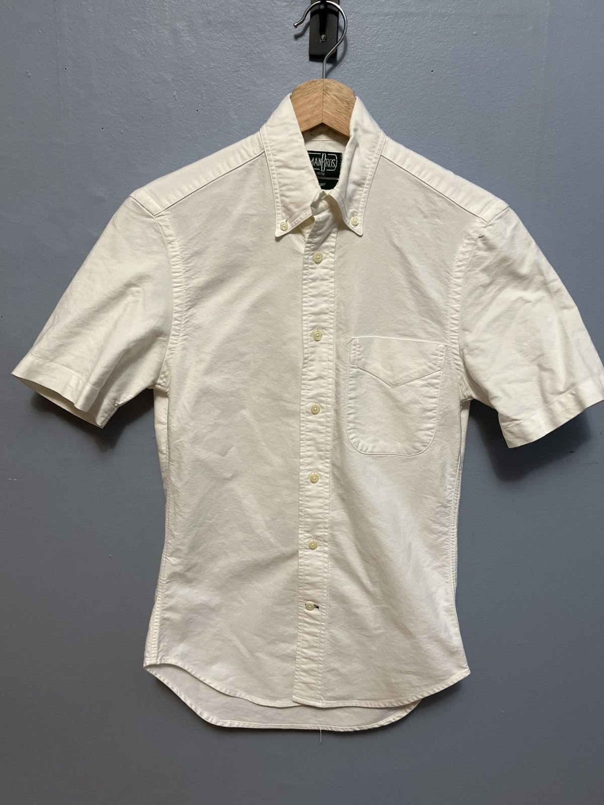 Gitman Bros. Vintage Gitman Bros -S/S - White button up Size US XS / EU 42 / 0 - 1 Thumbnail