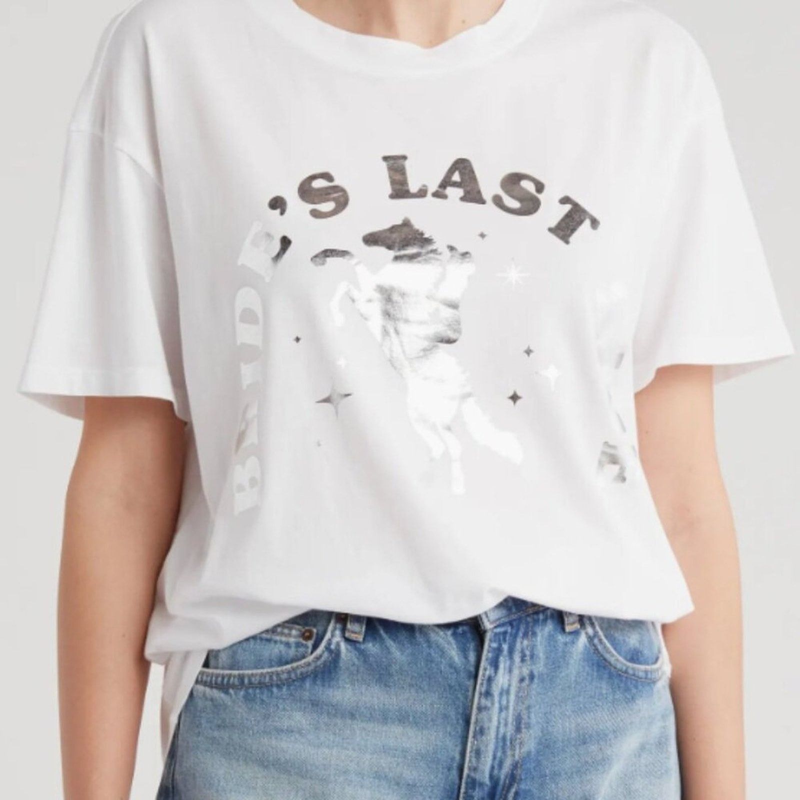 Show Me Your MuMu Show Me Your Mumu Travis Cotton Graphic T Shirt Size XL / US 12-14 / IT 48-50 - 4 Thumbnail