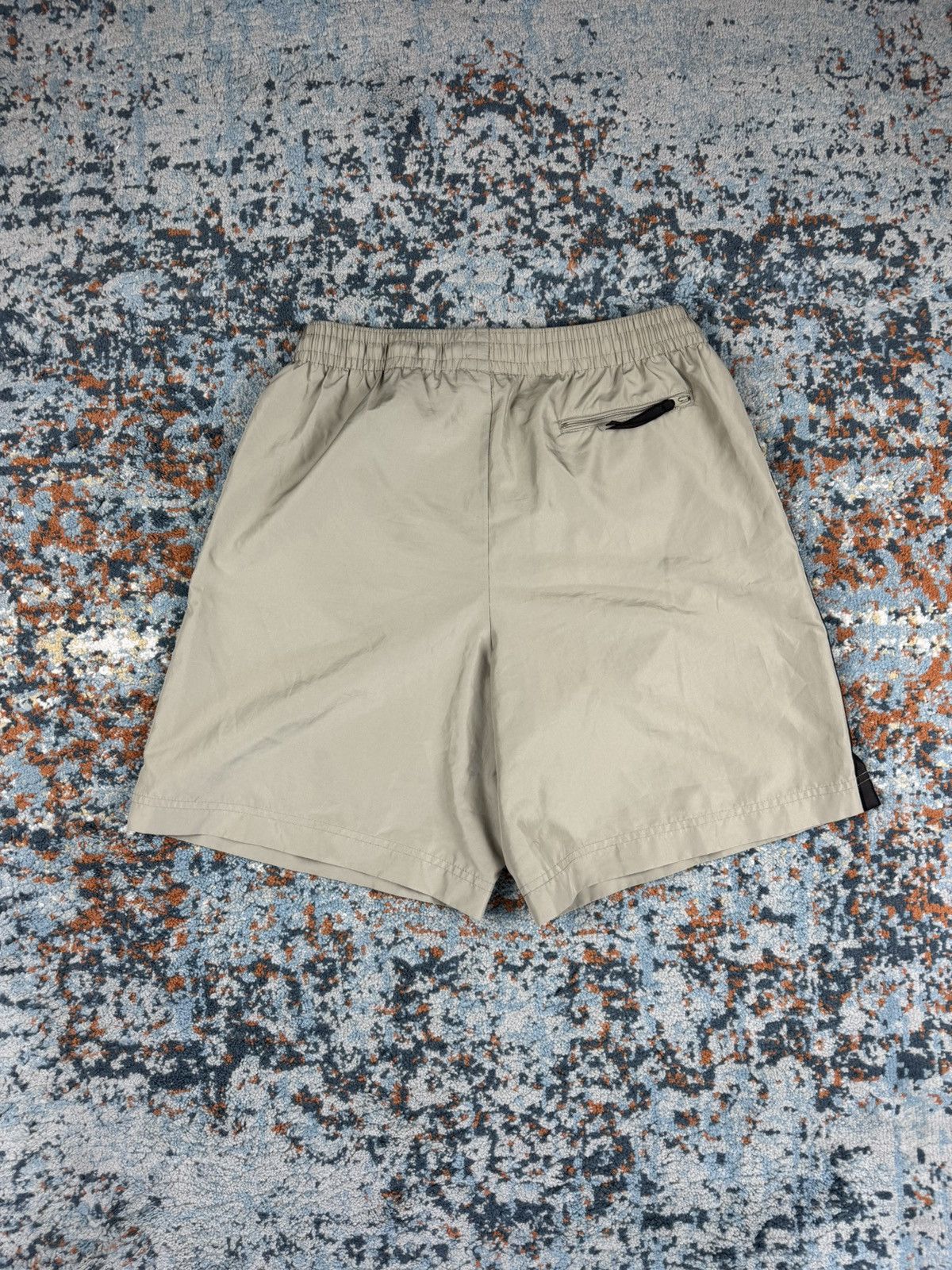 Nike Vintage 90s Nike baggy shorts swimming trunks earth tones Size US 32 / EU 48 - 2 Thumbnail