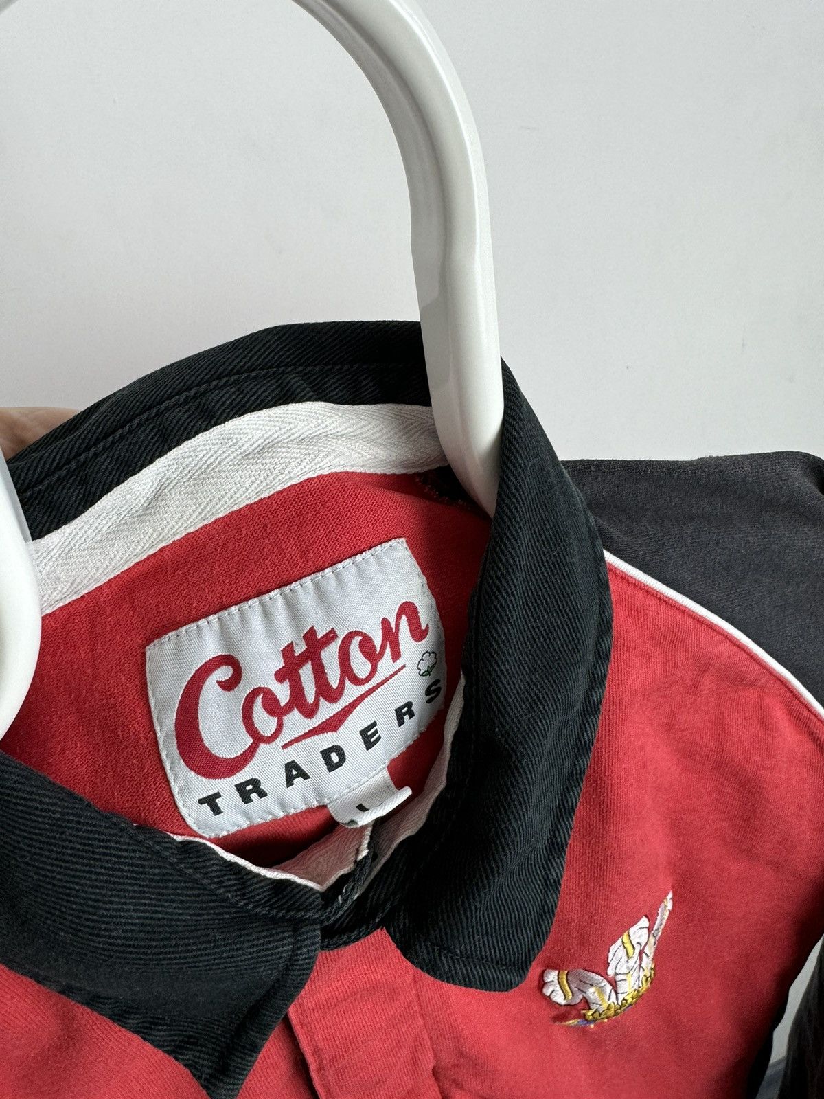 Other Vintage Wales Cotton Traders Rugby Long Sleeve Shirt Size US L / EU 52-54 / 3 - 3 Thumbnail