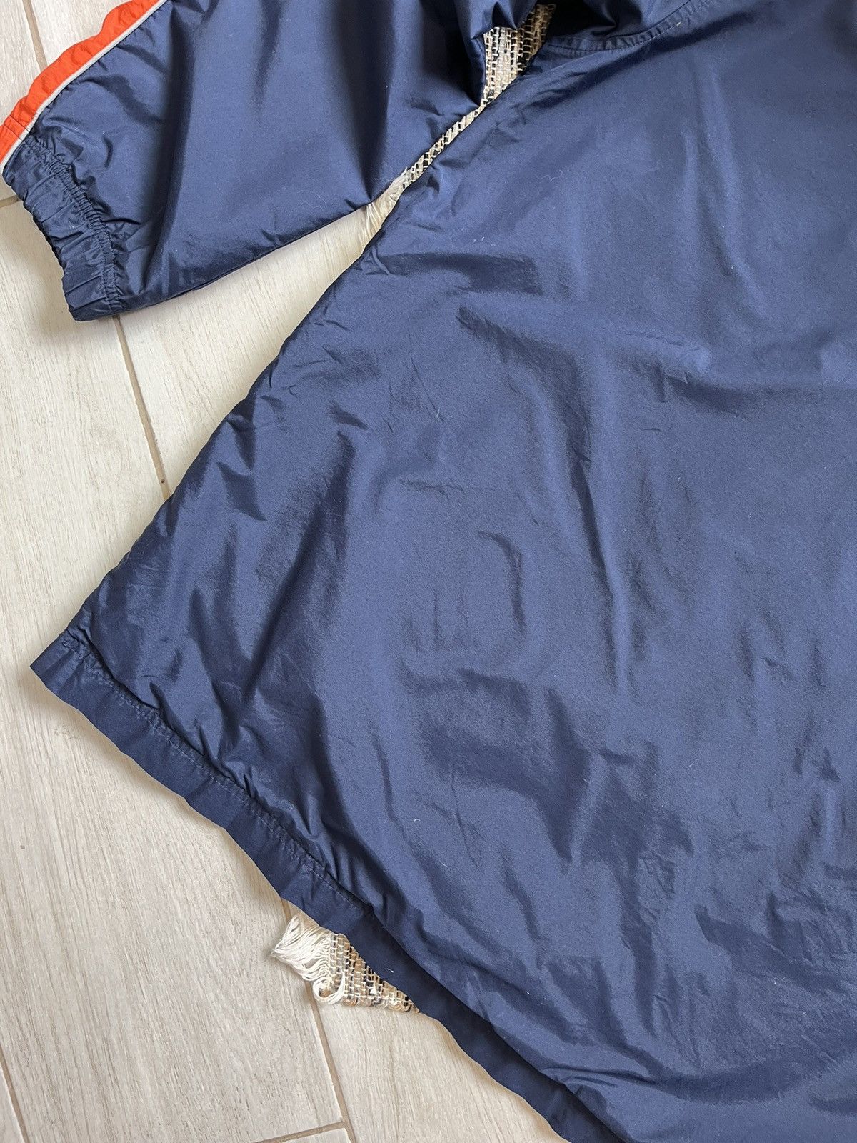 Nike × Vintage Vintage Nike jacket navy nylon windbreaker raincoat Size US L / EU 52-54 / 3 - 16 Thumbnail