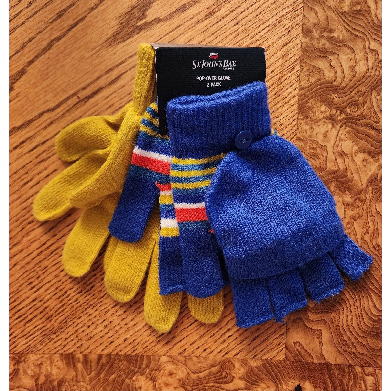 St. Johns Bay St. Johns Bay New With Tags 2 sets knitted gloves. Size ONE SIZE - 1 Thumbnail