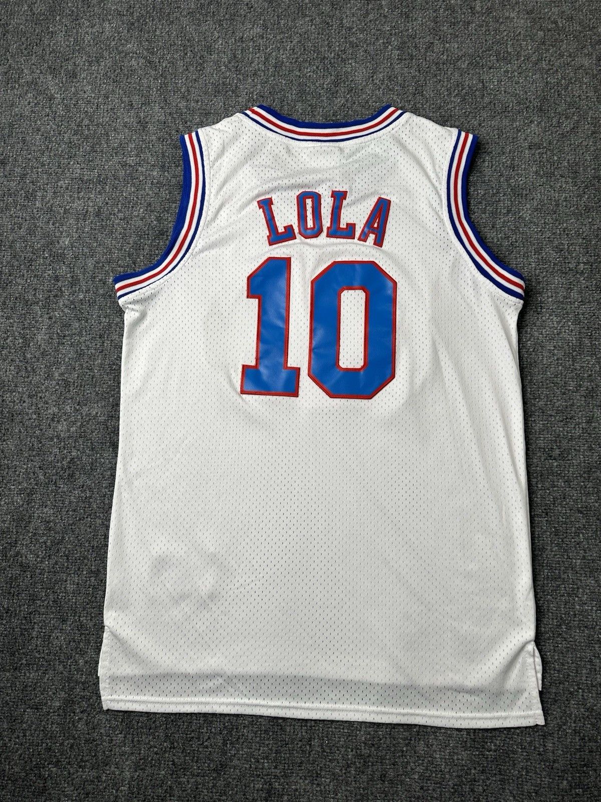 Champion Mens Basketball Champion Tune Squad Lola #10 White, Size S Size US S / EU 44-46 / 1 - 2 Thumbnail