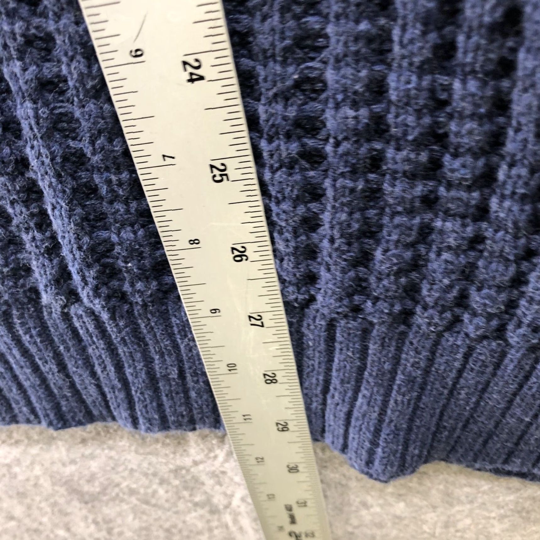 Gap Gap Mens XL Colorblock Shawl Collar Sweater Pullover Knit 100% Cotton Thick Marled Classic Retro Fall Winter Knitted Knitwear Size US XL / EU 56 / 4 - 7 Thumbnail