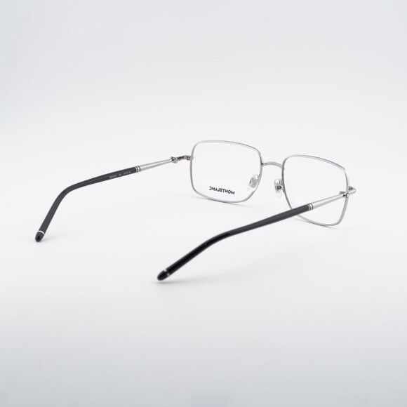 Montblanc Montblanc MB0072O 004 Eyeglasses Silver 57mm Rectangle Frame Size ONE SIZE - 11 Thumbnail
