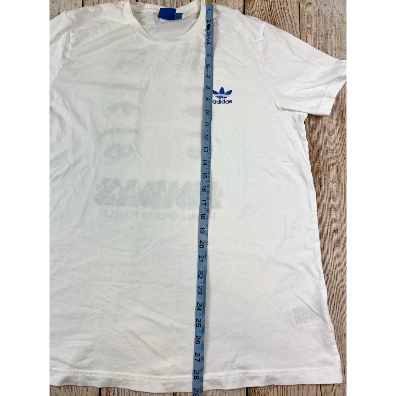 Adidas Adidas The All Sports People White T Shirt XL Men White Sports Eyes Graphic Shirt Size US XL / EU 56 / 4 - 3 Thumbnail