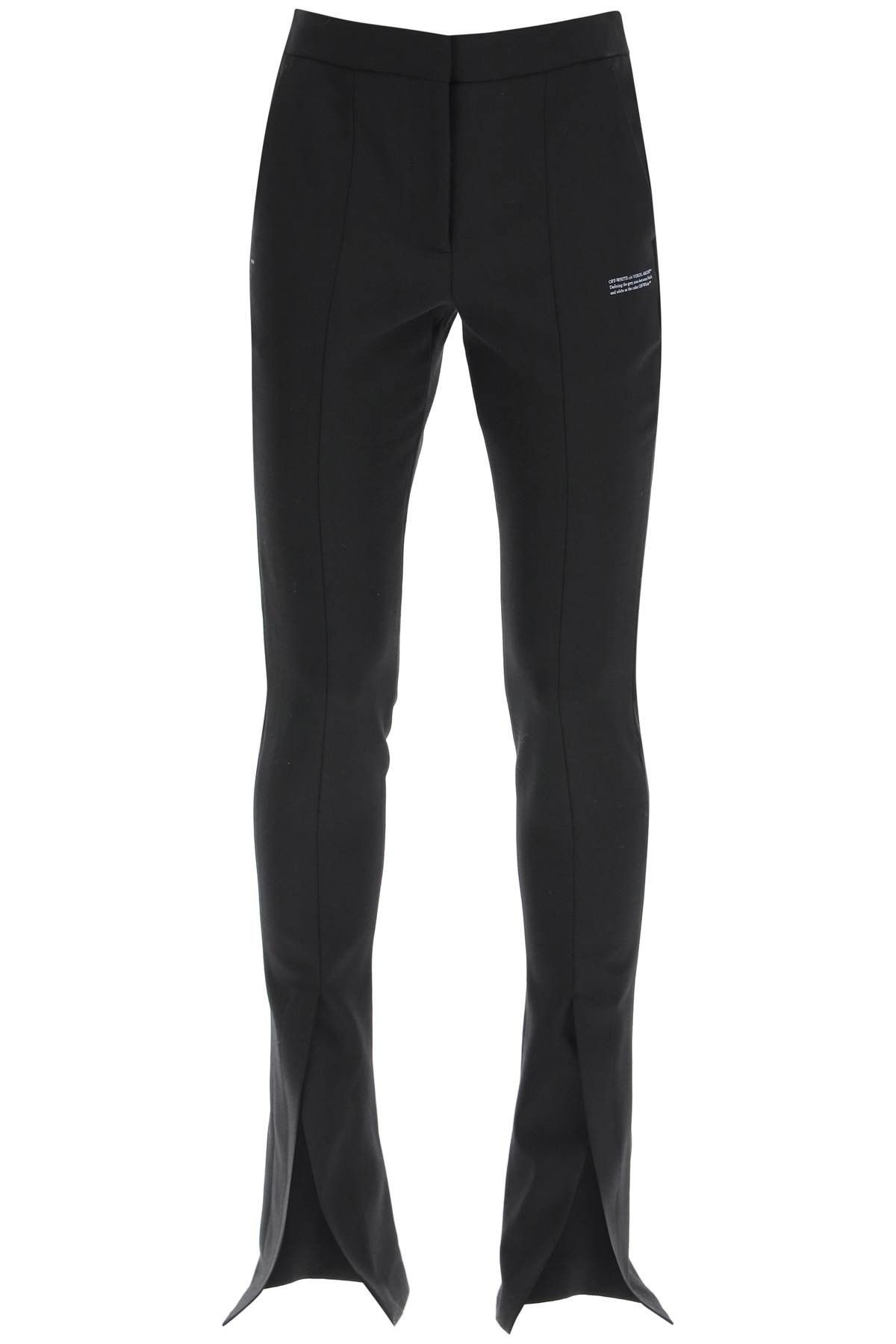 Off-White o1s22i1n0824 Corporate Tailoring Pants in Black Size 28" / US 6 / IT 42 - 1 Thumbnail