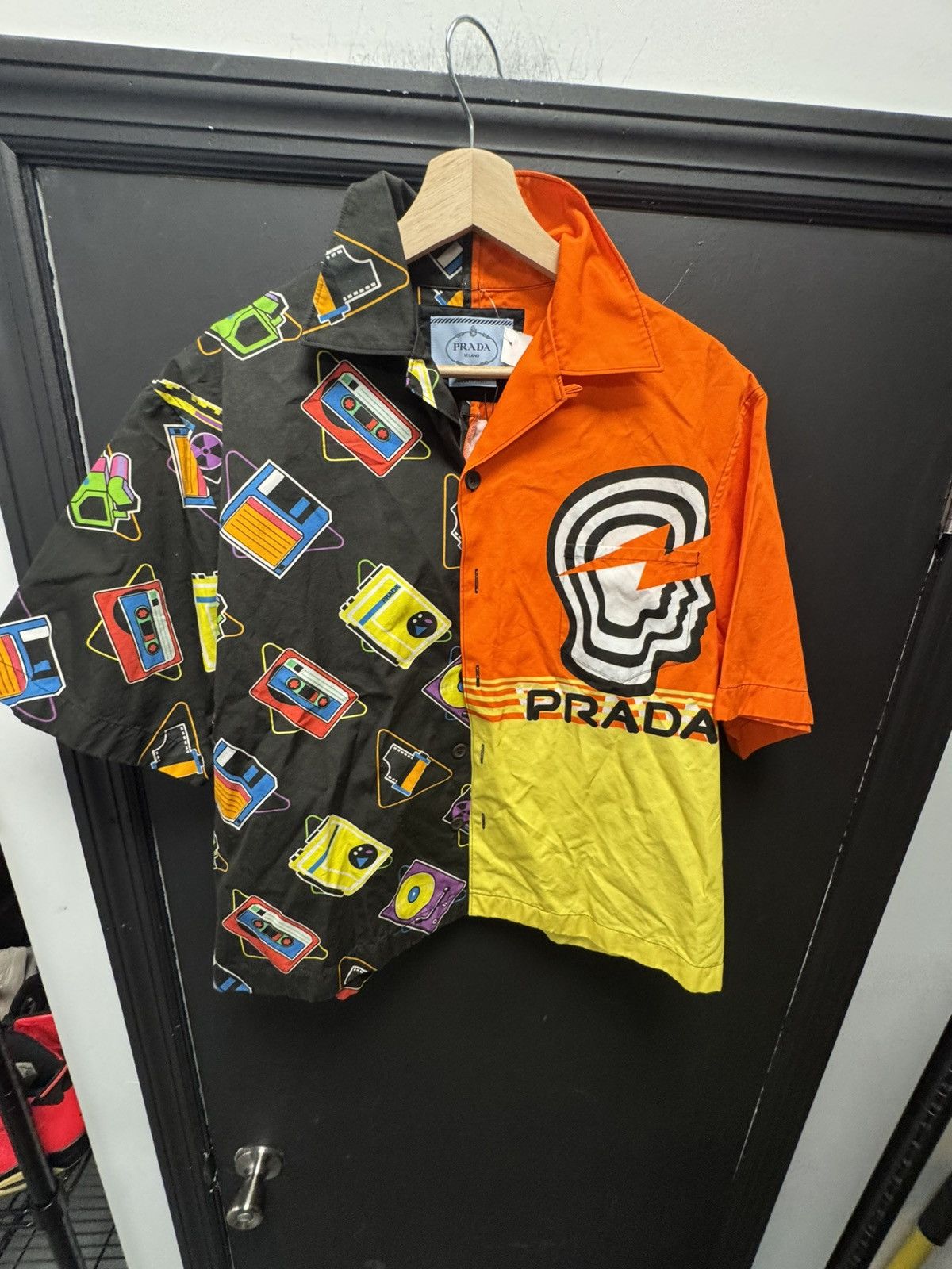 Prada Prada SS20 Double Match Bowling Shirts Release Size US L / EU 52-54 / 3 - 1 Thumbnail