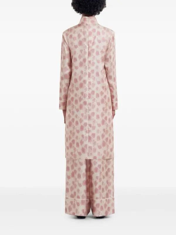 Marni o1w1db11125 All-Over-Print Dress in Pink Size XL / US 12-14 / IT 48-50 - 3 Thumbnail
