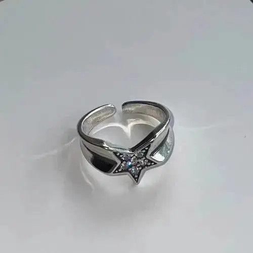 Jewelry Shiny Star Ring Size ONE SIZE - 4 Thumbnail