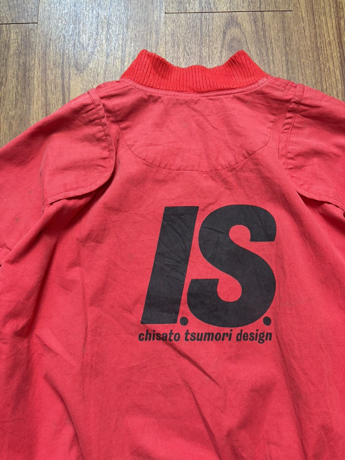 Issey Miyake FREE TAX! 80’s Issey Miyake Sport Red Bomber Jacket Size US M / EU 48-50 / 2 - 3 Thumbnail