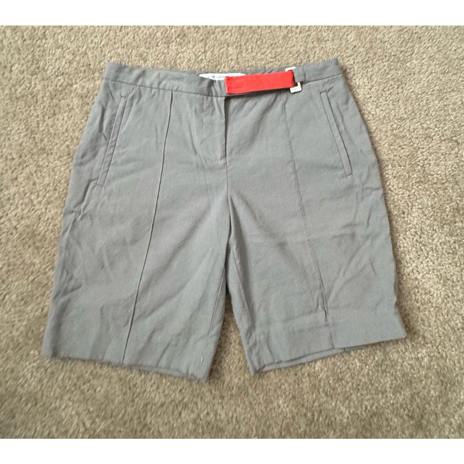 Diane von Furstenberg Diane Von Furstenberg Gray Boydion Wool Blend Shorts Women 2 Size 26" / US 2 / IT 38 - 1 Thumbnail