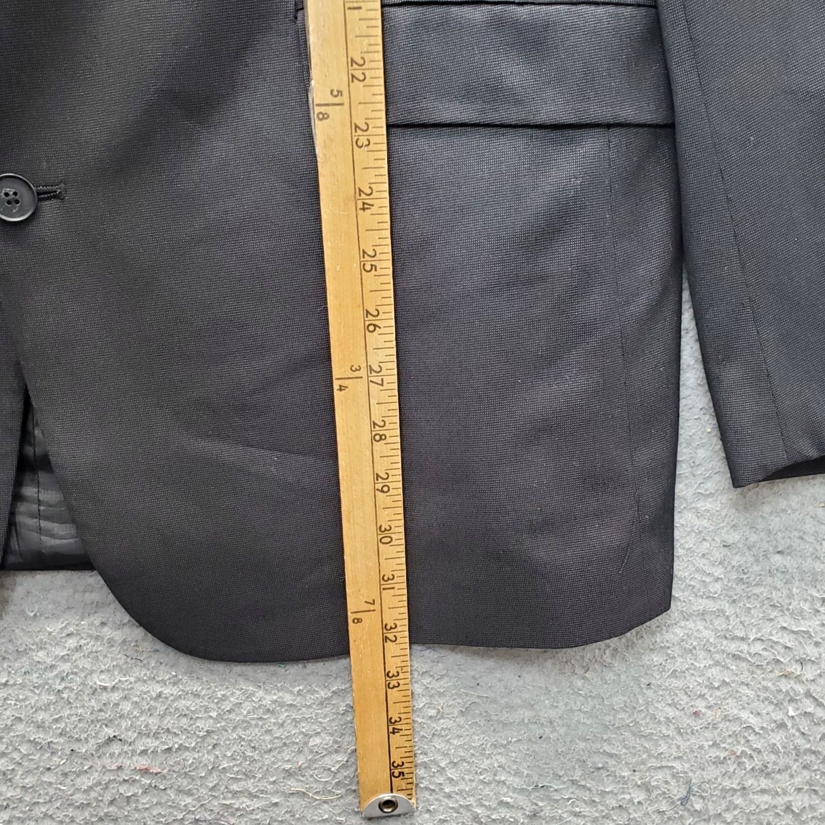 Kenneth Cole Kenneth Cole Reaction Blazer Jacket Mens 46L Black Formal Single Breasted EUC Shirt Size 46R - 3 Thumbnail