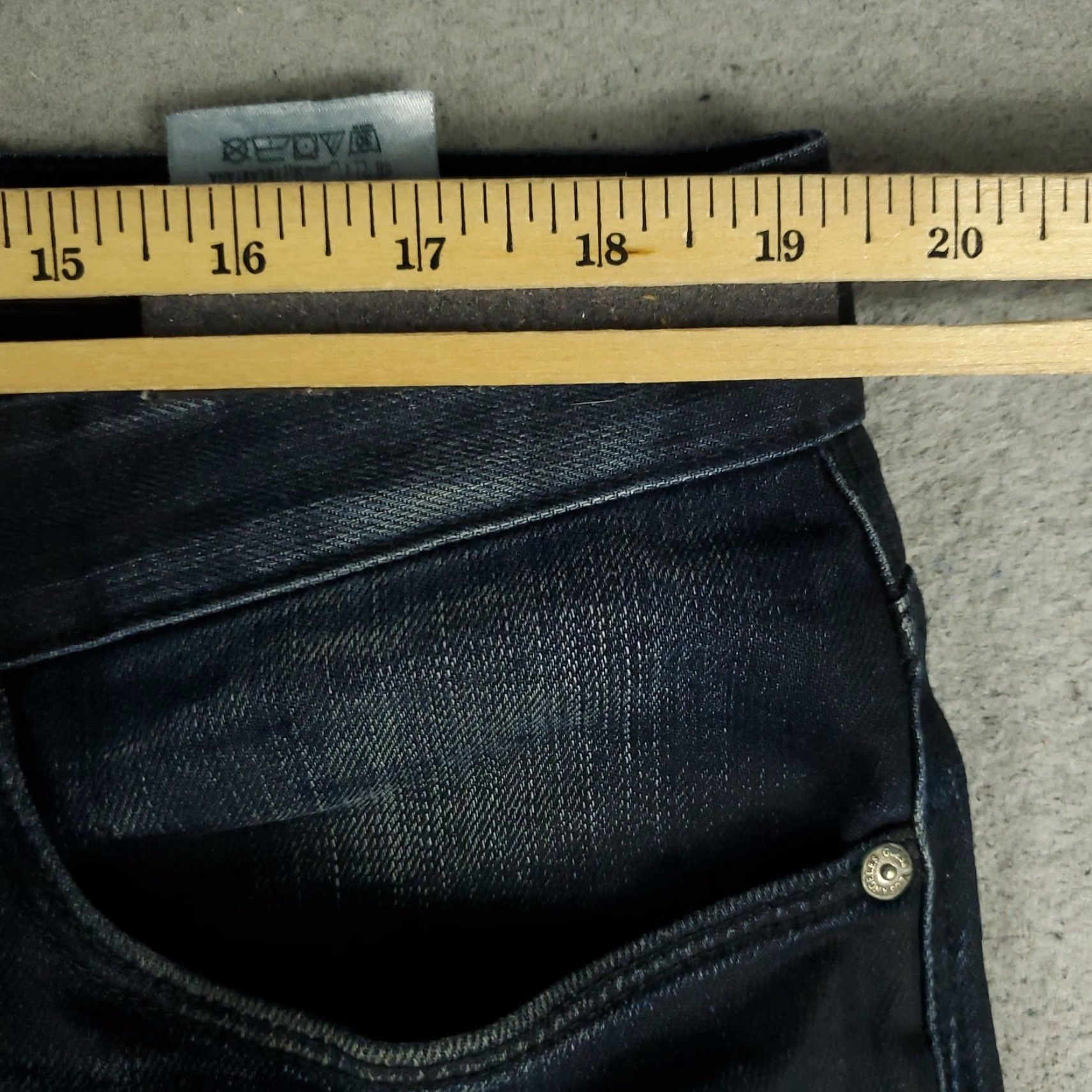 Guess GUESS Jeans Men's 38x32 Blue Distressed Tapered Slim Denim Pants Regular Fit Size US 38 / EU 54 - 4 Thumbnail