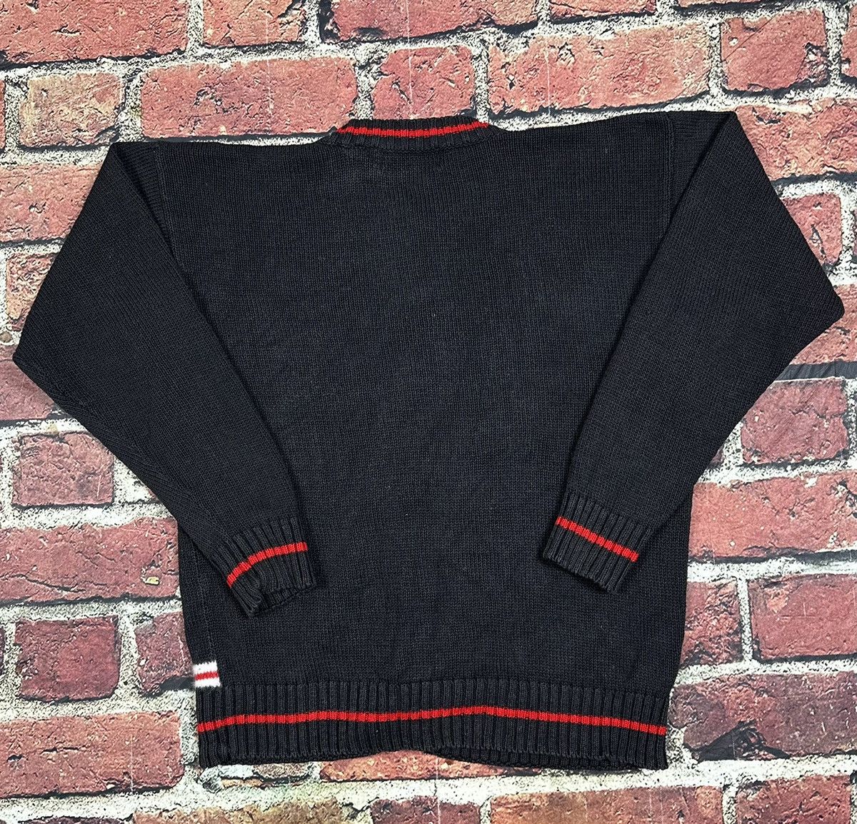 Other Vintage Allison Smith Sweater Granny Ugly Christmas Cardigan Size M / US 6-8 / IT 42-44 - 2 Thumbnail