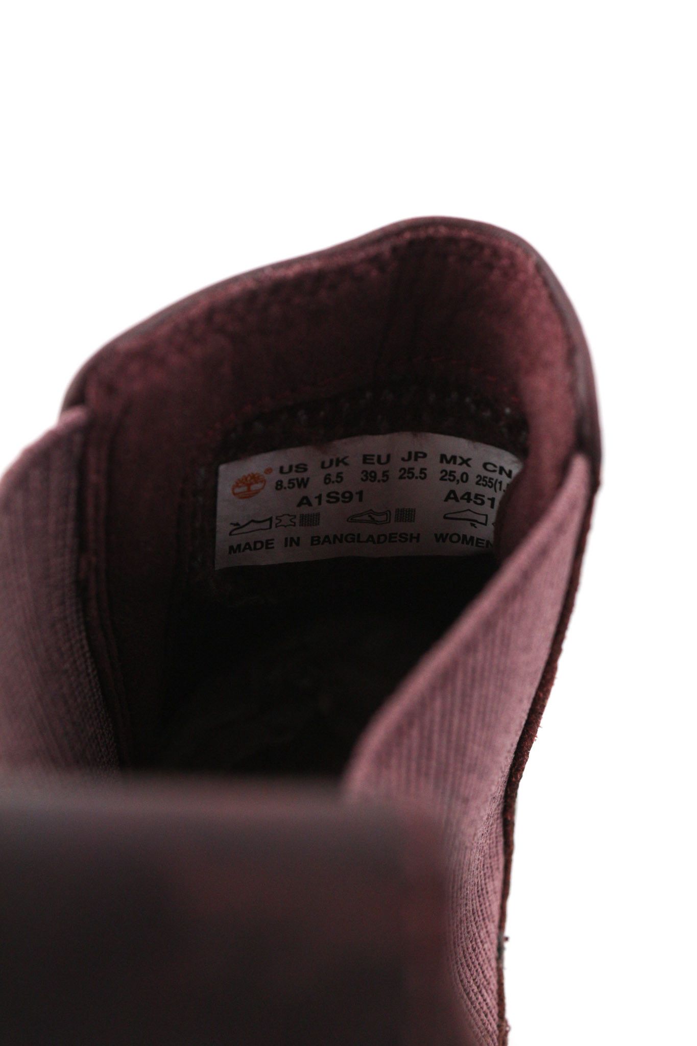 Timberland A1S91-A4719 EU39/39.5 Purple Pull On Boots 81503 Size US 8 / IT 38 - 9 Thumbnail