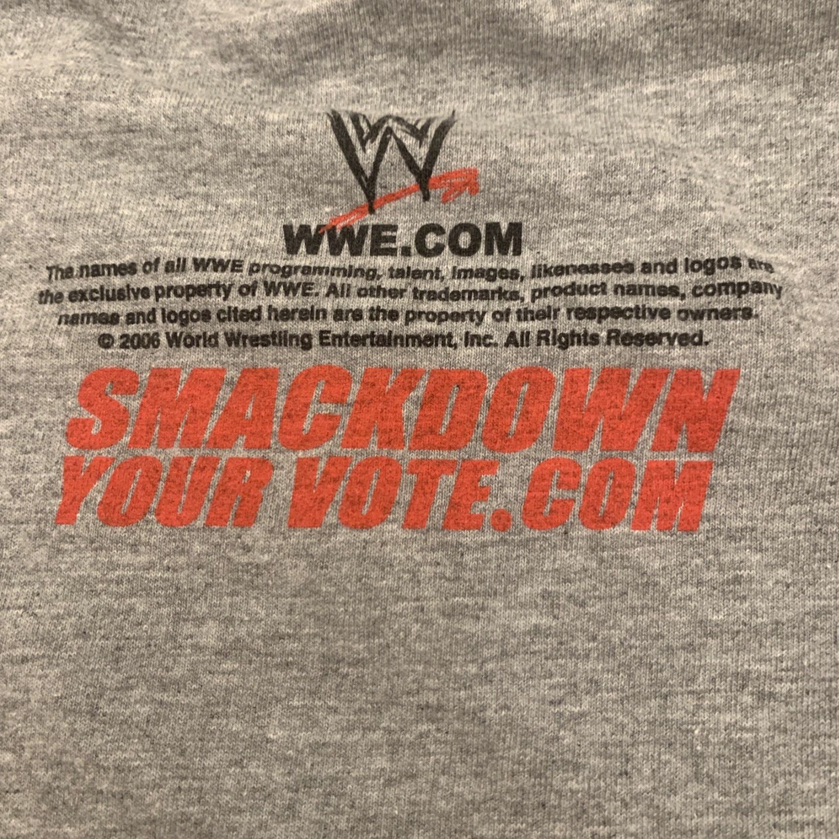 Vintage VINTAGE WWE Smackdown Shirt Mens XL Gray 100% Cotton Crew Neck Short Sleeve Graphic Tee Smackdown 90s Concert WWE Merch Mens XL Size US XL / EU 56 / 4 - 6 Thumbnail
