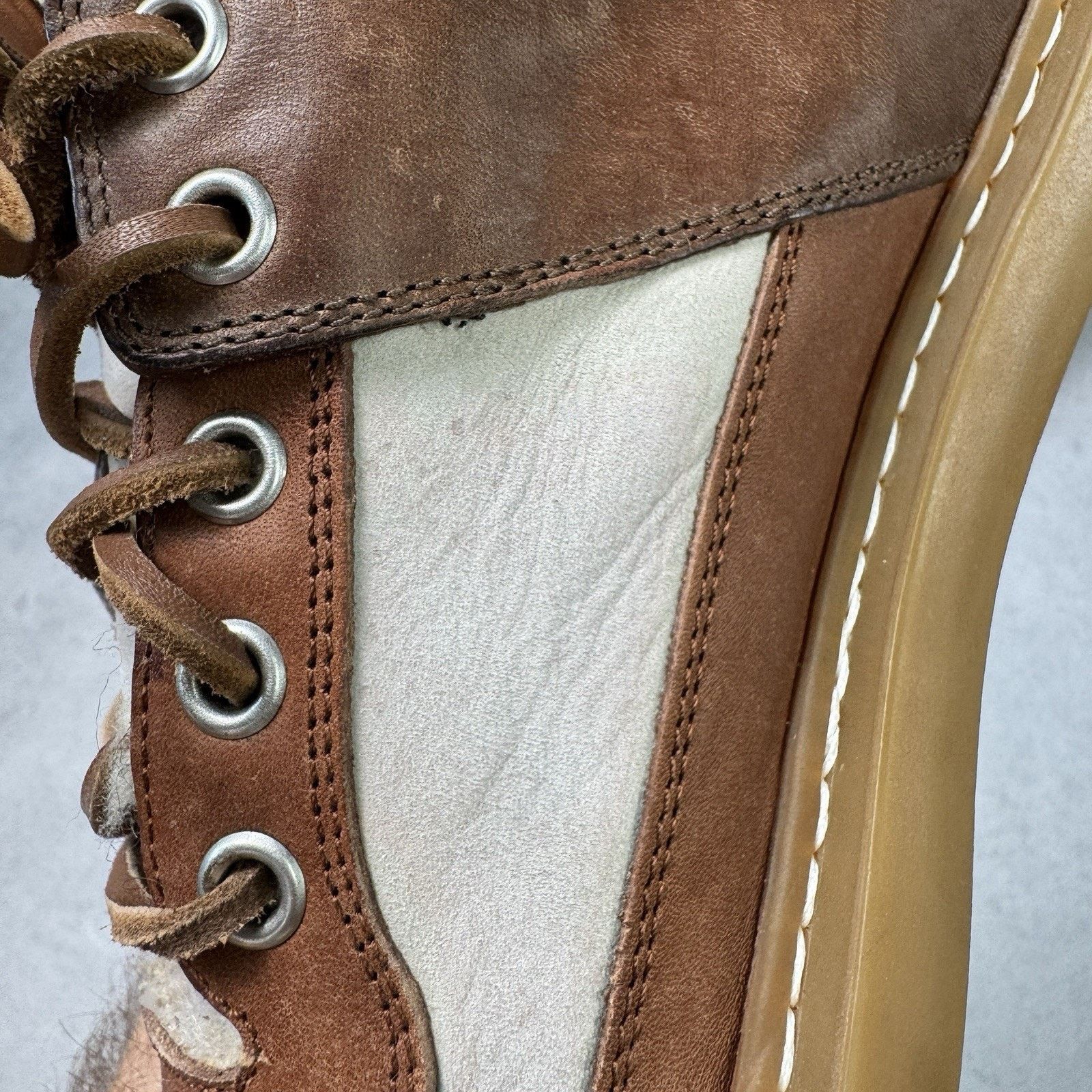 Dsquared2 Dsquared2 Men High Sneakers With Fur Brown Size EU 41 US 8 Size US 8 / EU 41 - 10 Thumbnail