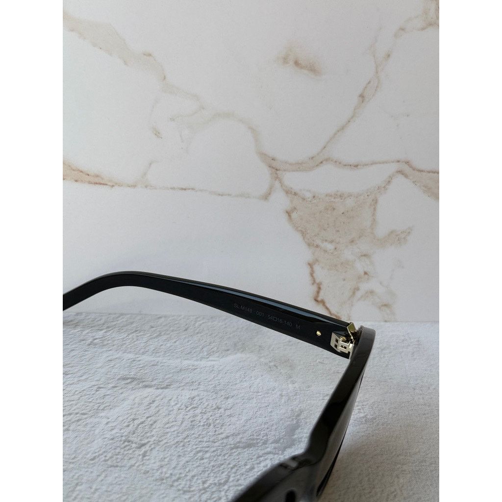 Saint Laurent Paris NEW Saint Laurent SL M148 Sunglasses in Black Size ONE SIZE - 7 Thumbnail