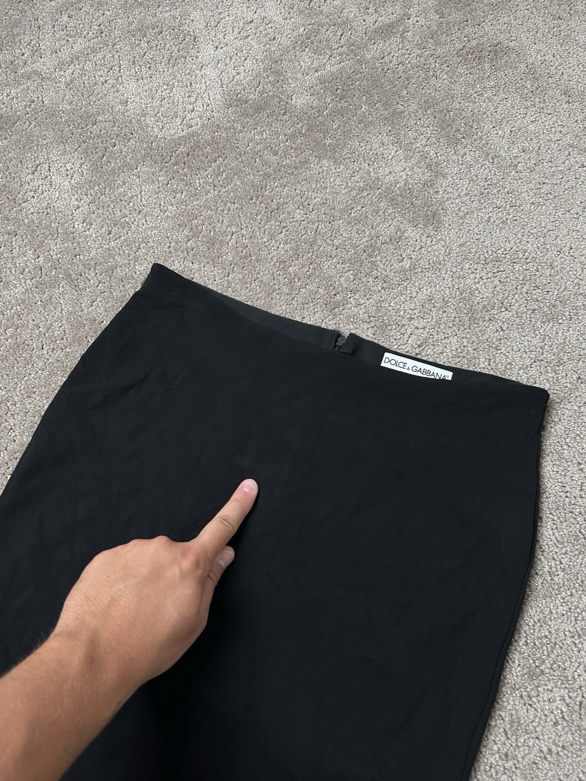 Dolce & Gabbana Womens DOLCE & GABBANA maxi skirt, Made In Italy, Size 42 Size 28" / US 6 / IT 42 - 10 Thumbnail