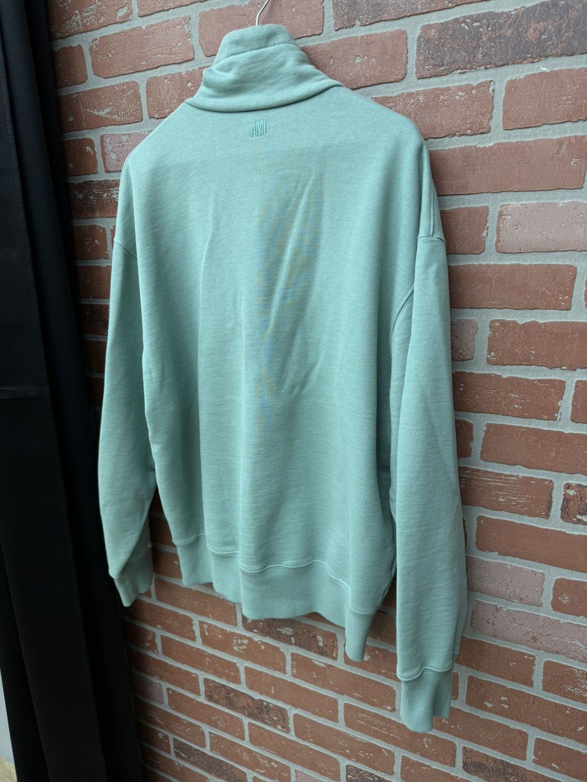 AMI green AMI Paris Ami de Cœur half-zip Sweatshirt size XXL Size US XXL / EU 58 / 5 - 8 Thumbnail