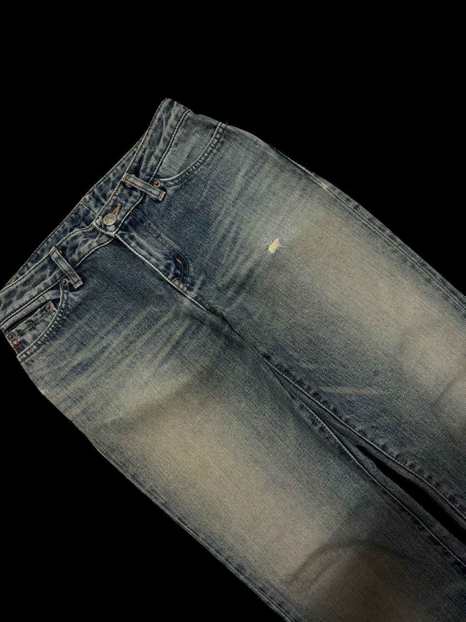 Edwin INSANE Vintage 80s Edwin Rusty Mudwash Distressed Jeans Size US 27 - 6 Thumbnail