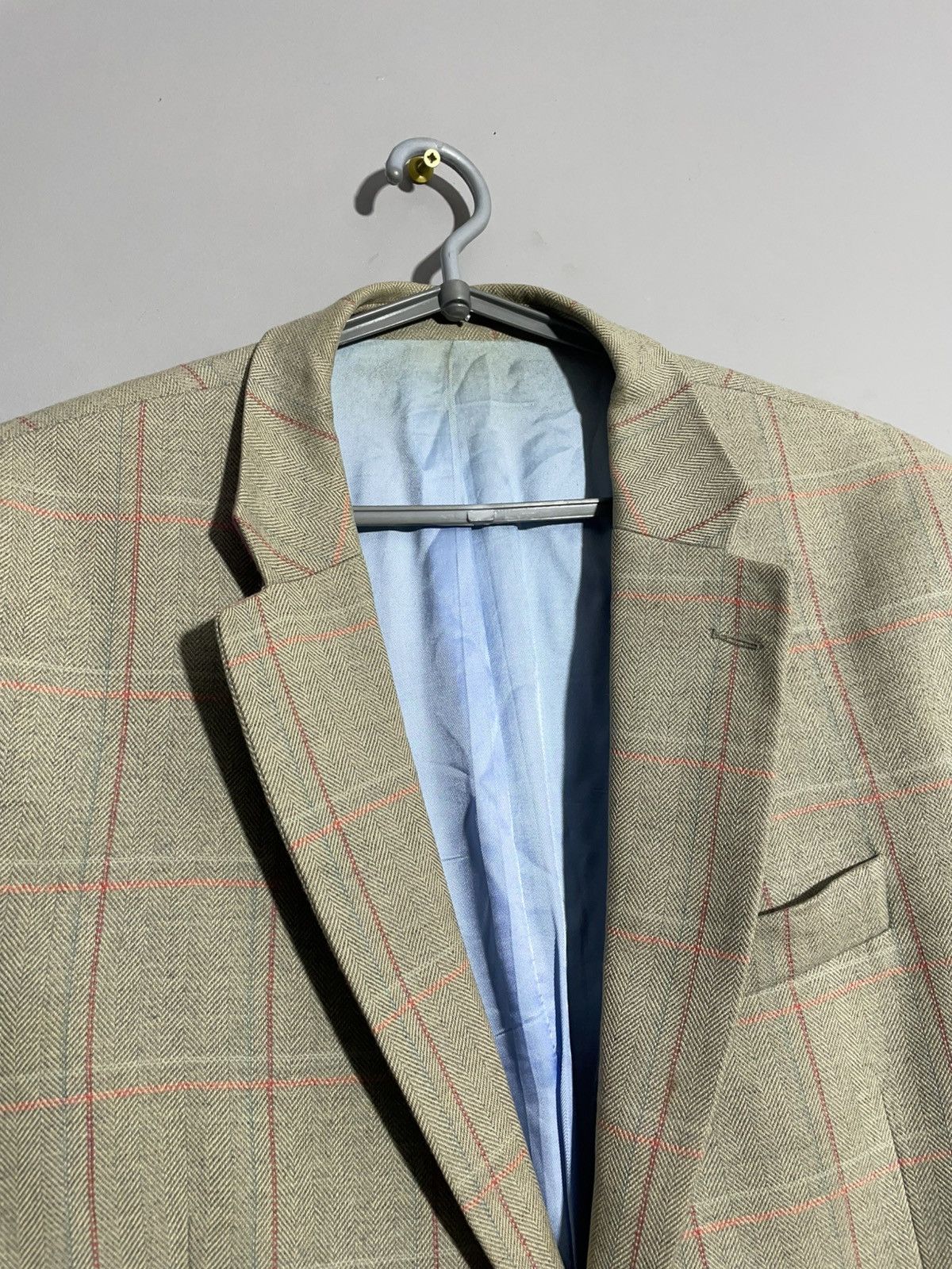 Other Robert Noble Santinelli Tailoring Check Pattern blazer Size 42R - 4 Thumbnail