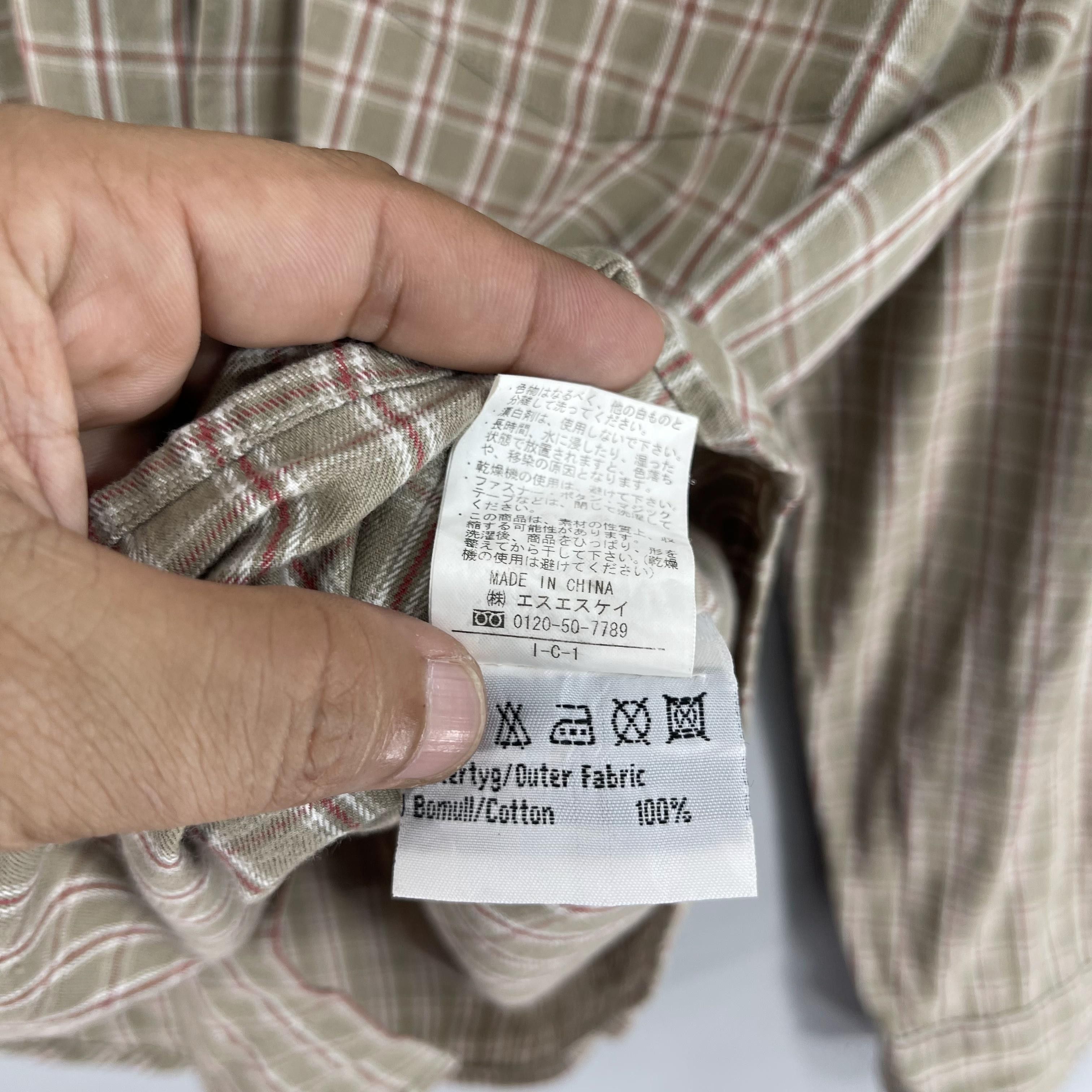 Fjallraven Vintage 90s FJALLRAVEN Checkered Board Minimalist Flannel Size US L / EU 52-54 / 3 - 3 Thumbnail