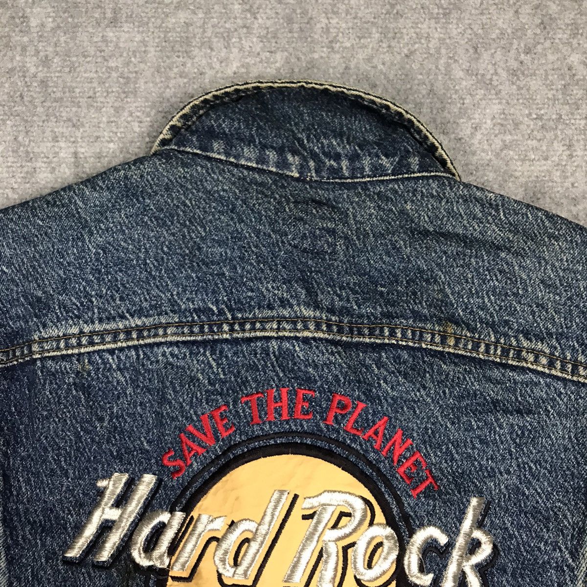 Hard Rock Cafe × Lee VTG🔥LEE X HARD ROCK CAFE HONOLULU DENIM BUTTON JACKET Size US M / EU 48-50 / 2 - 14 Thumbnail