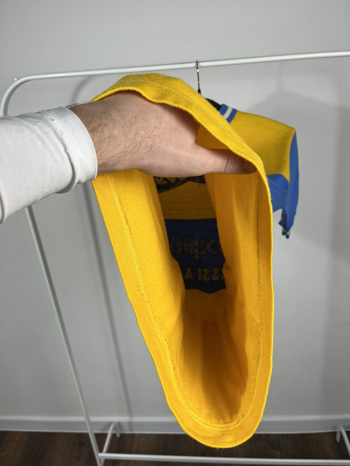 Other Vintage Flexpol Wool Cycling Jersey Yellow Blue Zip Size 48 Size US M / EU 48-50 / 2 - 9 Thumbnail