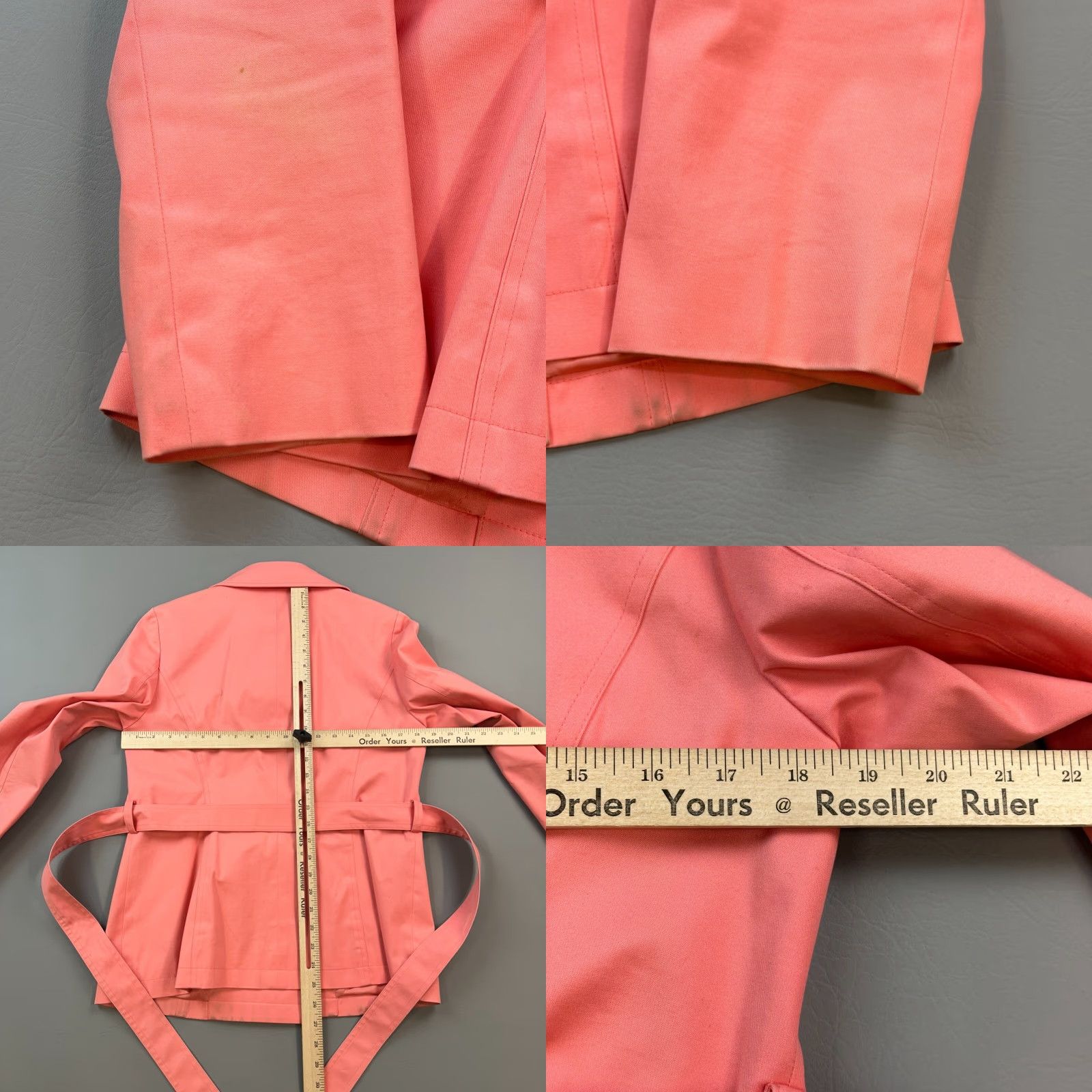 Brooks Brothers Brooks Brothers 346 Jacket Women’s 6 Coral Double Breasted Stretch Trench Coat Casual Workwear Travel Shirt Coat Mens Womens Boys Girls Size M / US 6-8 / IT 42-44 - 9 Thumbnail