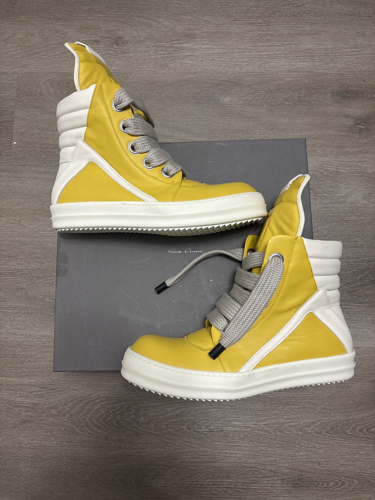 Rick Owens Rick Owens Jumbo laced Geobaskets Size US 10 / EU 43 - 1 Thumbnail