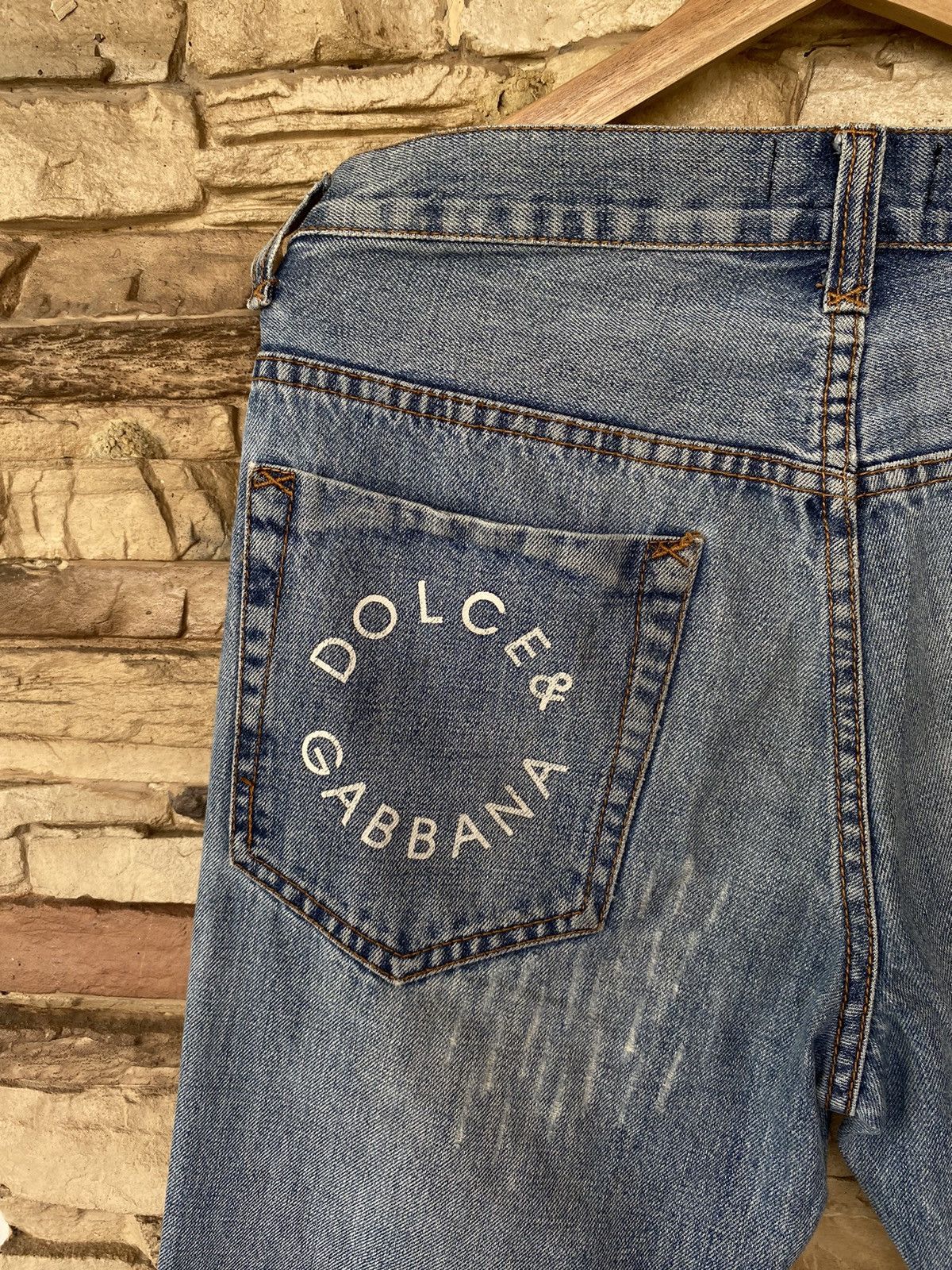 Dolce & Gabbana Vintage Dolce & Gabbana Distressed Ripped Jeans Size US 32 / EU 48 - 12 Thumbnail