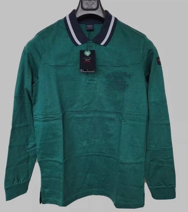 Paul & Shark RRP320€ PAUL&SHARK sz L Polo Yachting Long Sleeves Solid New Size US L / EU 52-54 / 3 - 1 Thumbnail
