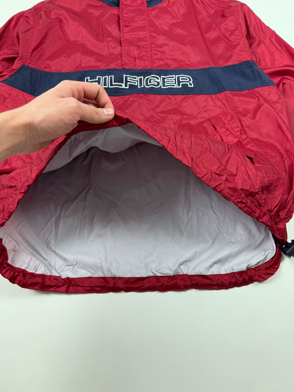 Tommy Hilfiger Vintage Tommy Hilfiger Red Anorak Jacket Size US XL / EU 56 / 4 - 8 Thumbnail