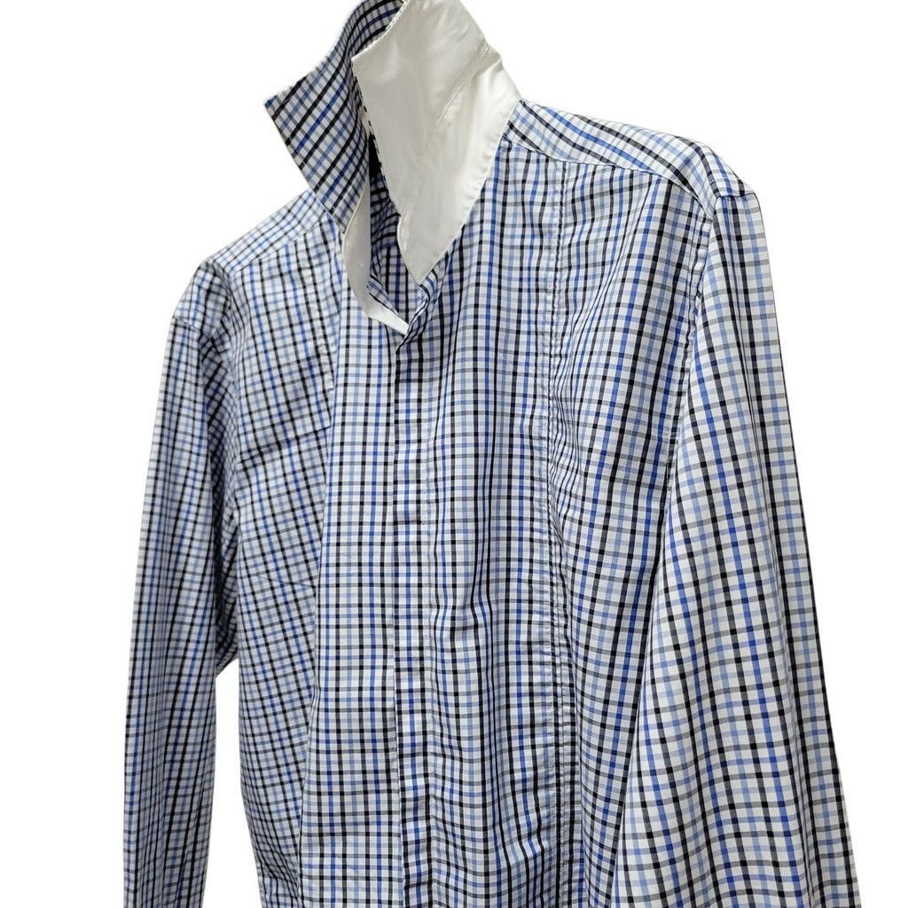 Other Allen Schwartz ABS Men's Plaid Long-Sleeves 16.5 34/35... Size US L / EU 52-54 / 3 - 5 Thumbnail