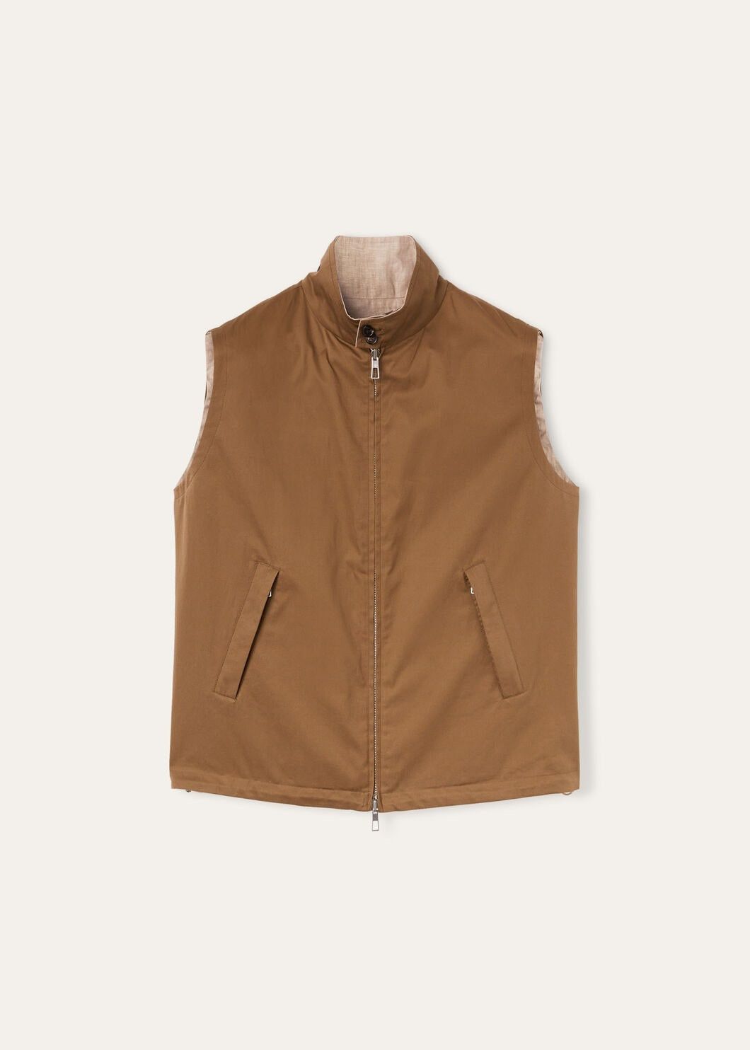 Loro Piana o1w1db10125 FAO0020 Taga Vest in Brown Size US L / EU 52-54 / 3 - 1 Thumbnail