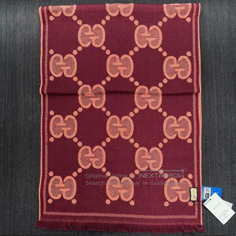 Gucci Gucci Double G full-printed scarf Size ONE SIZE - 1 Thumbnail