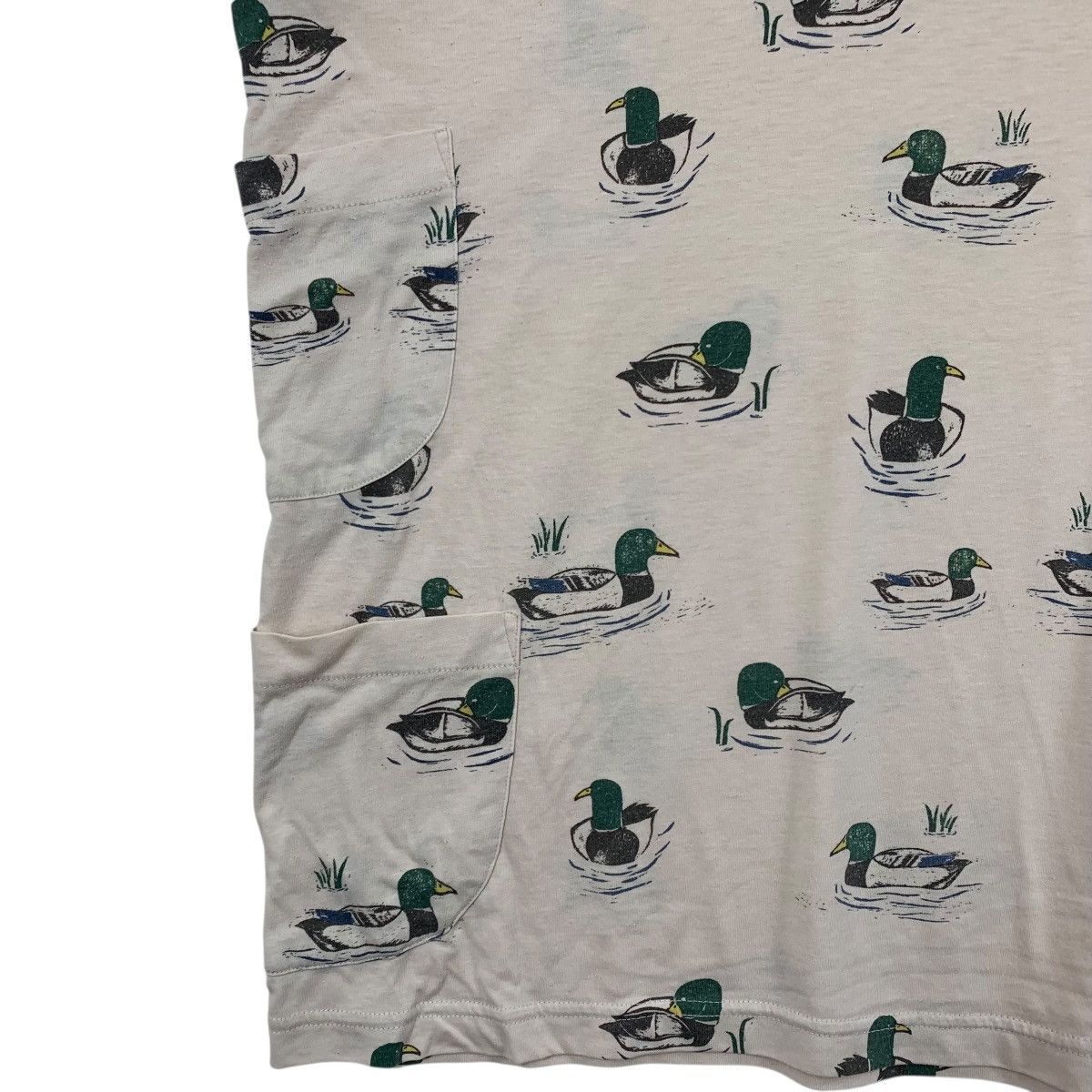 Issey Miyake NE-NET ISSEY MIYAKE Ducks Overprint Bat Short Sleeve Tshirt Size XXL / US 16-18 / IT 52-54 - 5 Thumbnail