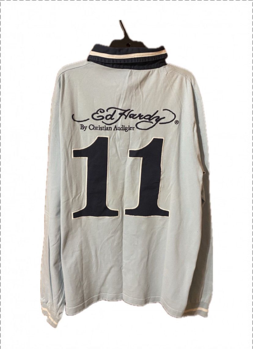 Ed Hardy Vintage Ed Hardy Argentina Rugby Style Jersey Polo Size US XXL / EU 58 / 5 - 1 Thumbnail
